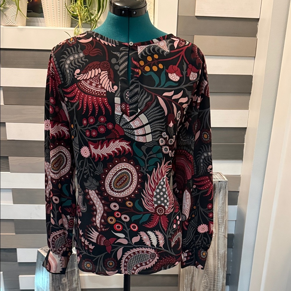 LOFT Multicolor Paisley Women's Blouse